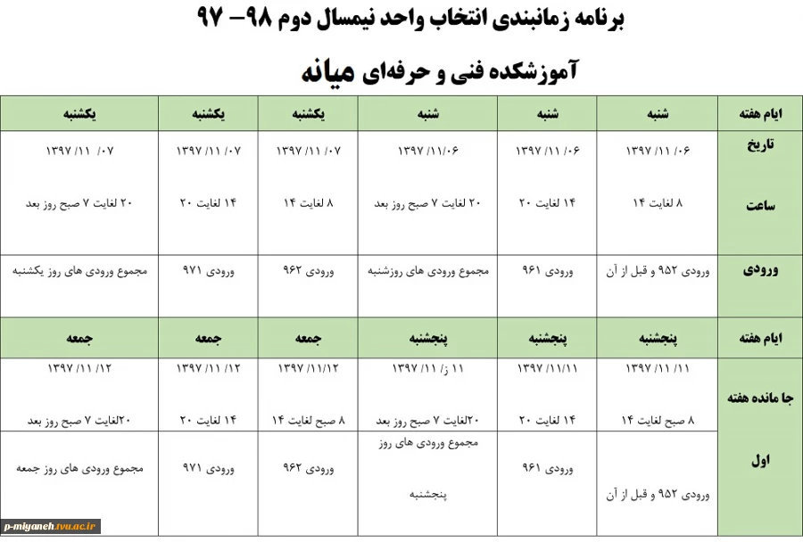 انتخاب واحد
