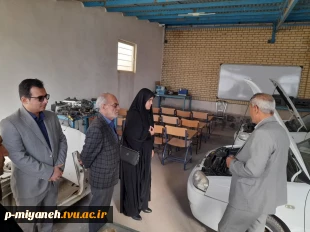 بازدید خانم دکتر عبداللهی؛نماینده مردم در مجلس شورای اسلامی از دانشگاه ملی مهارت مرکز میانه 4