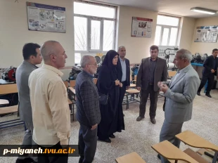 بازدید خانم دکتر عبداللهی؛نماینده مردم در مجلس شورای اسلامی از دانشگاه ملی مهارت مرکز میانه 5